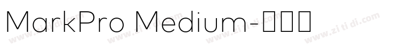 MarkPro Medium字体转换